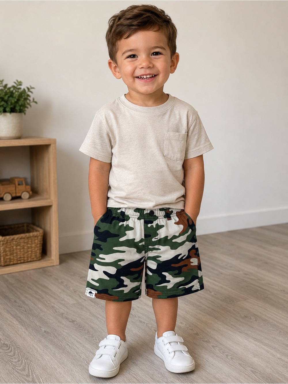George Hats Camo Shorts